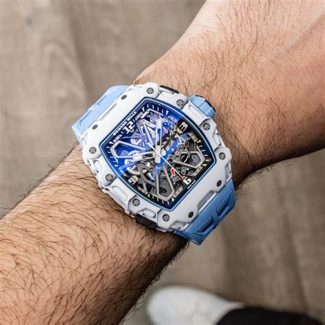 richard mille nadal blue|rafael nadal tennis watch.